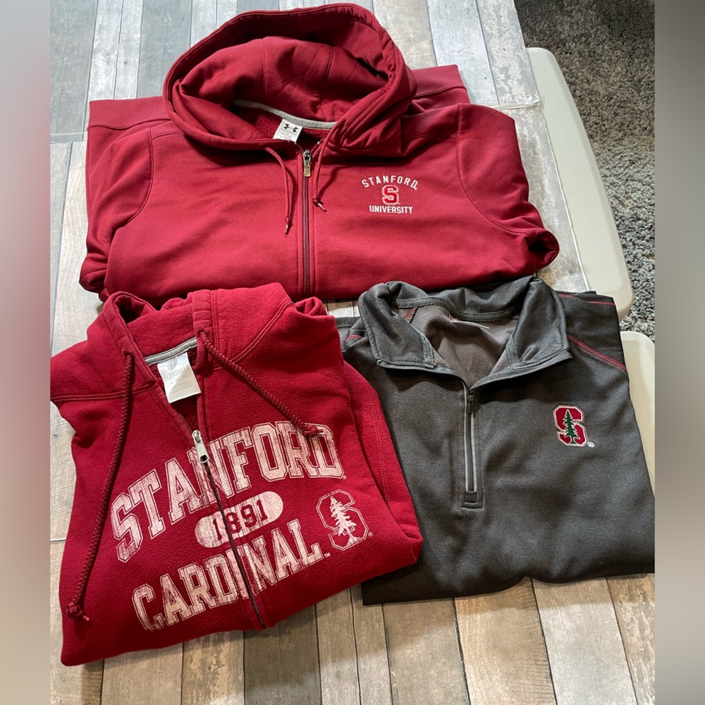 Stanford University Cardinal Bundle Size XL
Zippered Hoodies and Pullover
